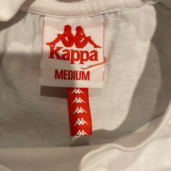 Men’s Kappa White T shirt with cool design on the sides. - Picture 4 of 12